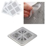 Best Hırdavat 10 Adet Gider Kapatıcı Pislik Tutucu Kendinden Yapışkanlı Banyo Gider Kapağı ve Sineklik Tamir Çok Amaçlı Bant 10CMX10CM