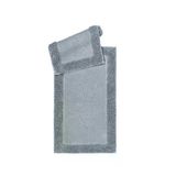 Best Home Pamuklu 2li Kare Banyo Klozet Paspas Takımı(60x100 60x50) Gri