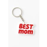 Best Mom Yazılı Anahtarlık – Anneler Günü Hediyesi (Turuncu)