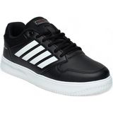 Best Of 074-25 Deri Slash Anatomik Erkek Sneaker Siyah Beyaz