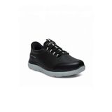 Best Of 2012-26 Baskı Deri Anatomik Slip On Erkek Sneaker Siyah-Buz