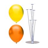 Best Parti 7 Çubuklu Balon Standı + 100 Adet Balon ( Turuncu, Sarı )