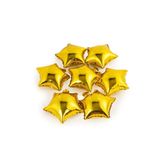BEST PARTİ DOĞUM GÜNÜ PARTİ SÜSLERİ Gold Yıldız Folyo Balon Set 5 Adet 25 cm