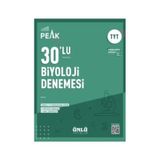 Best Peak 30'lu TYT Biyoloji Branş Denemesi Ünlü Yayınlar