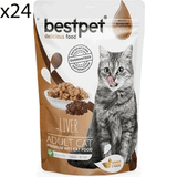 Best Pet Adult Jelly Pouch Ciğerli 24x85 gr Kedi Maması