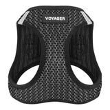 Best Pet Supplies Voyager Step-In Air köpek koşum takımı, küçük ve orta boy köpekler için her hava koşuluna uygun file yemek takımı, gri (iki renkli), XS