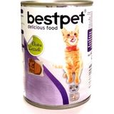 Best Pet Yavru Kedi Maması 415 gr Tavuklu Jöle İçinde Parça Etli Konserve Yüksek Protein İçeriği