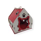 BEST TASARIM ATÖLYESİ Ahşap Yetişkin Kedi Evi Hobbit Model, Doğal ve Şık Tasarım