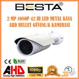 Besta 2MP Ahd 1080P 42 Led Metal Kasa Dış Ortam Güvenlik Kamerası KD-9457