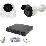 Besta BG-5203 2MP 1080P 1 İç Mekan 1 Dış Mekan Kameralı AHD Güvenlik Seti
