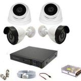 Besta BG-5205 2MP 1080P 2 İç Mekan 2 dış Mekan 4 Kameralı Ahd Güvenlik Seti
