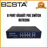 Besta BST820G 8 Port Gigabit 10/100/1000 Mbps Poe Switch
