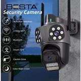 Besta Dış Mekan Üç Kameralı Gece Görüşlü Full Hd Ip Akıllı Güvenlik Kamerası Ptz Güvenlik Kamerasi Bb-1735