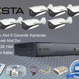 Besta KD-106 6 Dış Mekan Kameralı Her Şey Dahil Güvenlik Kamera Seti