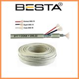 Besta KD-1381 100 mt 2+1 0.22 CCTV Kamera Kablosu