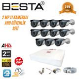 Besta KD-1561 2 MP AHD 1080P Gece Görüşlü 11 Kameralı Güvenlik Sistemi