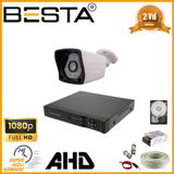 Besta KD-2121 2 MP 1080P 1 Dış Mekan Kameralı AHD Güvenlik Seti