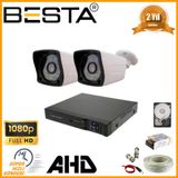 Besta KD-2122 2MP Ahd 1080P 2 Kameralı Güvenlik Seti
