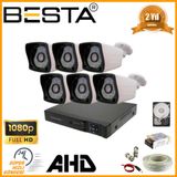 Besta KD-2126 2MP Ahd 1080P 6 Kameralı Güvenlik Seti