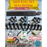Besta KD-4166 2MP Ahd 1080P 16 Kameralı Güvenlik Seti