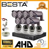 Besta KD-8811 2MP Ahd 1080P 7 Dış 4 İç kameralı Kameralı Güvenlik Seti