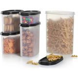 Bestay Tupperware Oval Serisi Kuru Erzak Saklama Seti 5'li