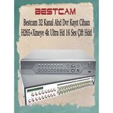 Bestcam 32 Kanal Ahd Dvr Kayıt Cihazı H265+ Xmeye 4K Ultra HD 16 Ses Çift HDD