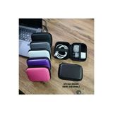 BestÇanta Organizer Mini Çanta, Şarj Aleti, Mini Kulaklık, Kablo, Bellek, SD Kart Taşıma Çantası (Renk ParlakSiyah)