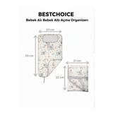 Bestchoice Anne Bebek Bakım Örtüsü Bebek Altı Açma Alez Yenidoğan Alt Açma Değiştirme Organizeri (53x24) cm