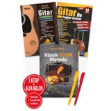Beste Yayınları Klasik Gitar Metodu Murat İşbilen+Gitar Öğreniyorum Temel Gitar Eğitim Popüler Şarkılar-Musa Çetiner