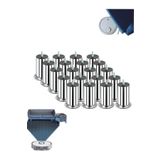 Bestekar 12 cm Baza Ayağı Koltuk Ayağı Kanepe Ayağı M8 Civatalı (ince Diş) (20 Adet) 12CM-BAZA-AYAĞI-20Lİ