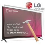Bestekran LG 50NU900B6LA Tv Ekran Koruyucu - Lg 50" inç 4K NANO UHD webOS26 Smart TV Uydu Alıcılı Koruyucu