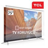 Bestekran TCL 75Q7D Pro TV EKRAN KORUYUCU - TCL 75" inç 190 Ekran 4K Ultra HD Google Smart QD-MiniLED TV Koruyucu