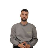 Bestelado Sweatshirt - Yarım Boğazlı Gri M