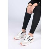 Bestello Bağcıklı Termo Taban Hakiki Deri Sneaker 338-7102 Kadın Ayakkabı - Beyaz