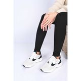 Bestello Bağcıklı Termo Taban Hakiki Deri Sneaker 338-7108 Kadın Ayakkabı - Beyaz