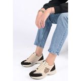 Bestello Bağcıklı Termo Taban Hakiki Deri Sneaker 338-7109 Kadın Ayakkabı - Kahve