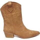 Bestello Bağcıksız Neolit Taban Western Bot 281-202-W Kadın Bot - Tarçın