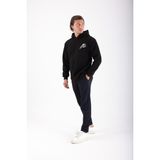 Besten Carine Erkek Siyah Unisex Sweatshirt Kapüşonlu %100 Pamuk - 001-Siyah