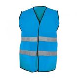 Bestguard İşçi Tipi Reflektörlü Mavi İkaz Yeleği 10 ADET