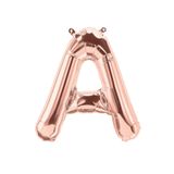 BestHere A Harfli Rose Gold Balon 100 Cm Folyo Balon