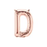 BestHere D Harfli Rose Gold Balon 100 Cm Folyo Balon