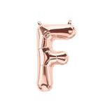 BestHere F Harfli Rose Gold Balon 100 Cm Folyo Balon