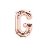 BestHere G Harfli Rose Gold Balon 100 Cm Folyo Balon