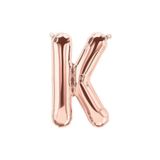 BestHere K Harfli Rose Gold Balon 100 Cm Folyo Balon