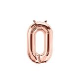 BestHere O Harfli Rose Gold Balon 100 Cm Folyo Balon