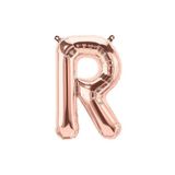 BestHere R Harfli Rose Gold Balon 100 Cm Folyo Balon