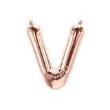 BestHere V Harfli Rose Gold Balon 100 Cm Folyo Balon