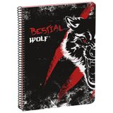 Bestial Wolf Kareli A5 Spiralli Defter 80 Yaprak 2005005370