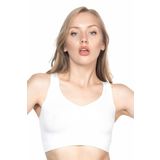 Bestin Beyaz Seamless Dikişsiz Sporcu Büstiyer Sütyen 4001, 2XL, MI4001C-89D0018321990